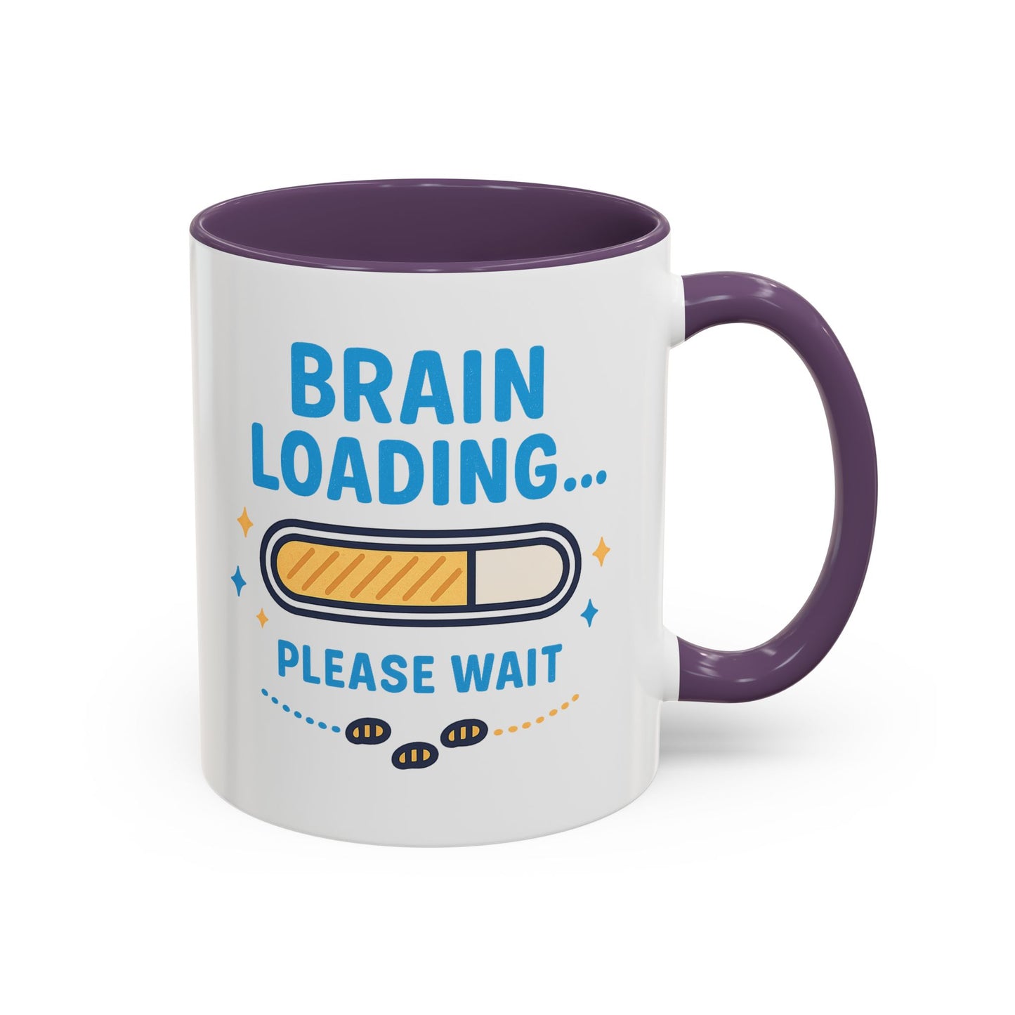 Loading Brain Coffee Mug, Funny Mug Gift, Gamer Coffee Cup, Office Humor, Unique Gift for Students
