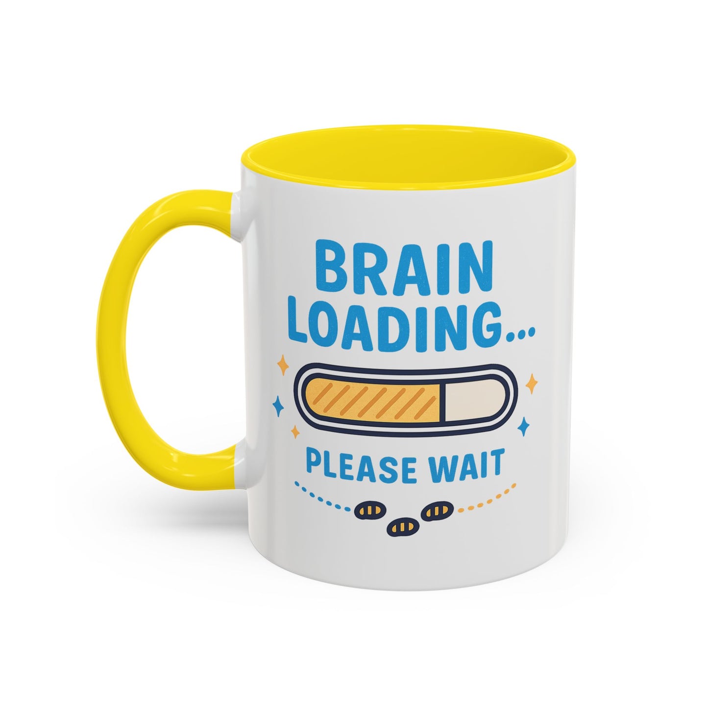 Loading Brain Coffee Mug, Funny Mug Gift, Gamer Coffee Cup, Office Humor, Unique Gift for Students