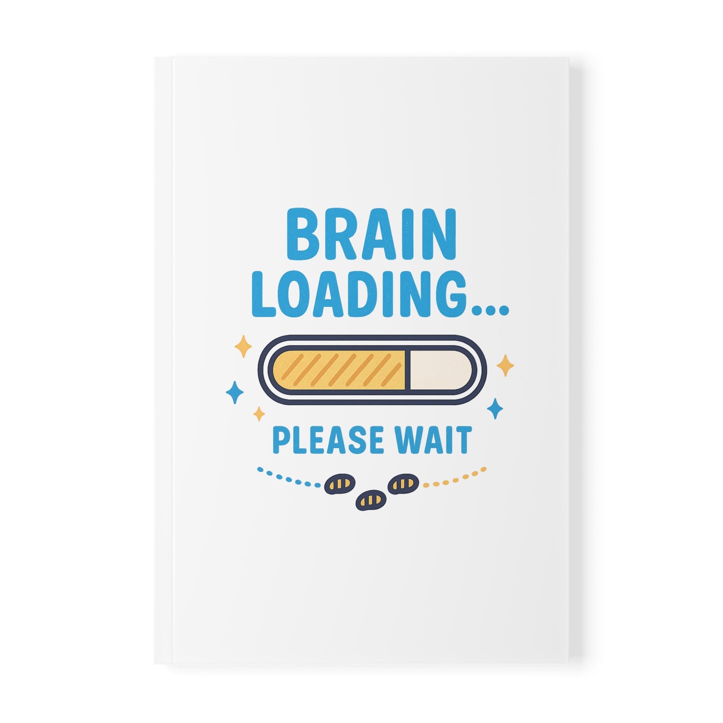 Brain Loading Softcover Notebook, A5