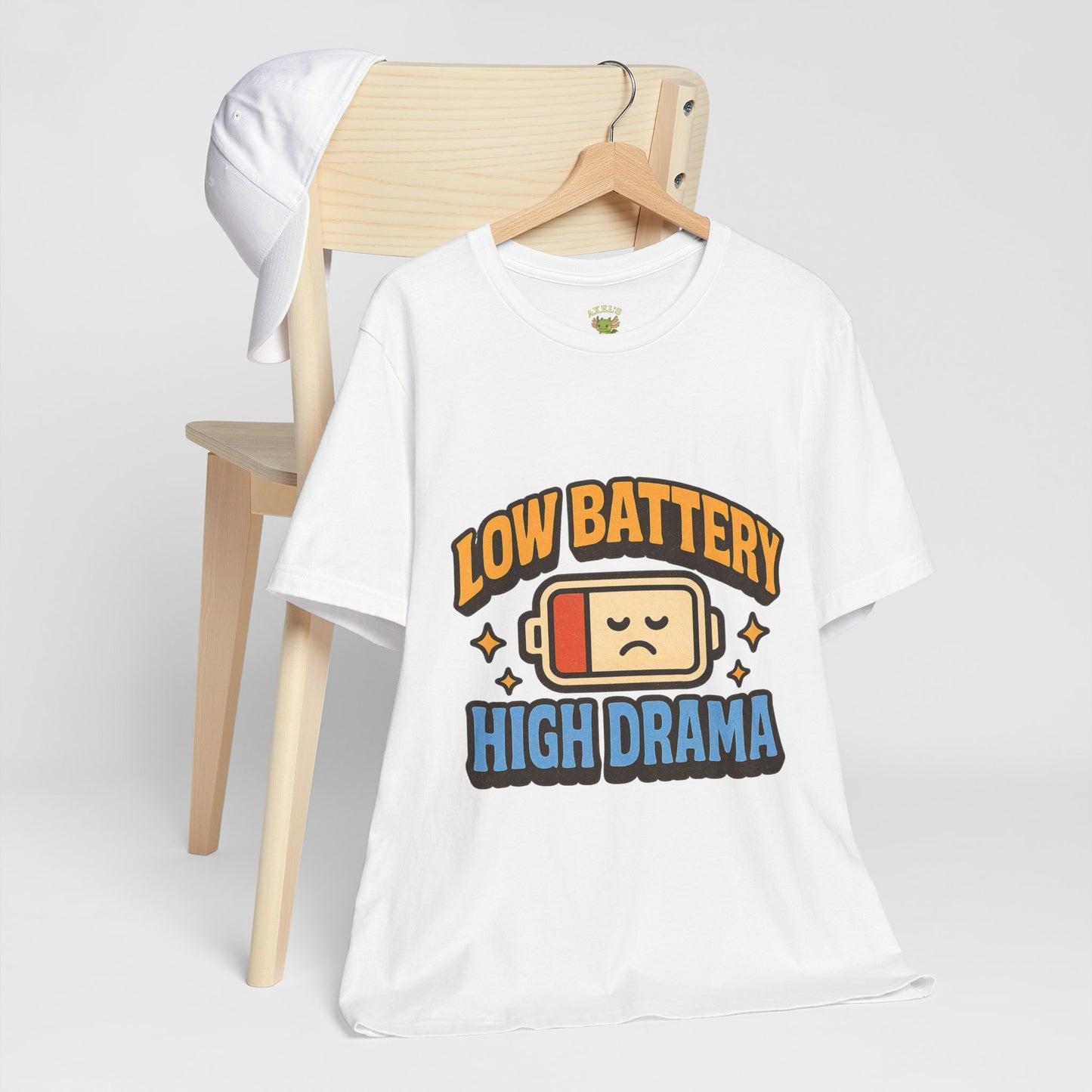 Drama Unisex Tee - Low Battery Print