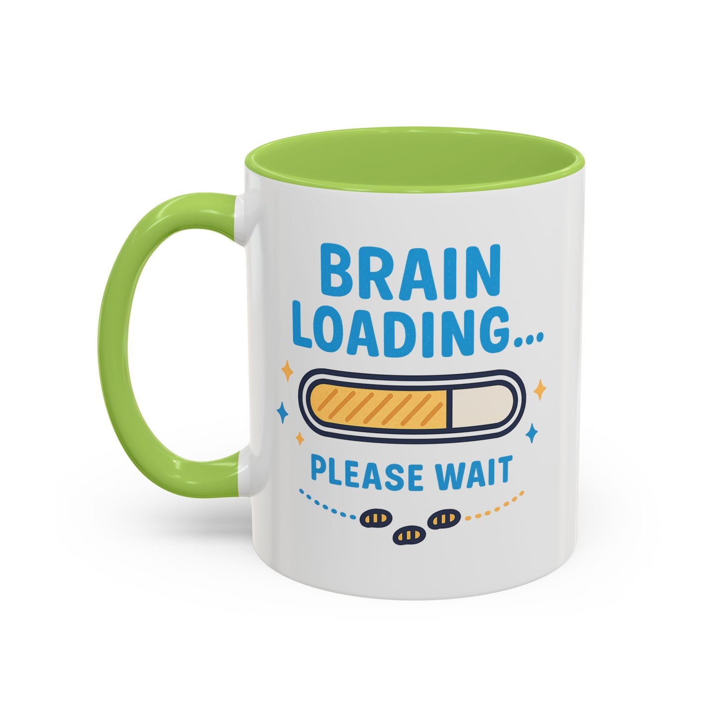 Loading Brain Coffee Mug, Funny Mug Gift, Gamer Coffee Cup, Office Humor, Unique Gift for Students