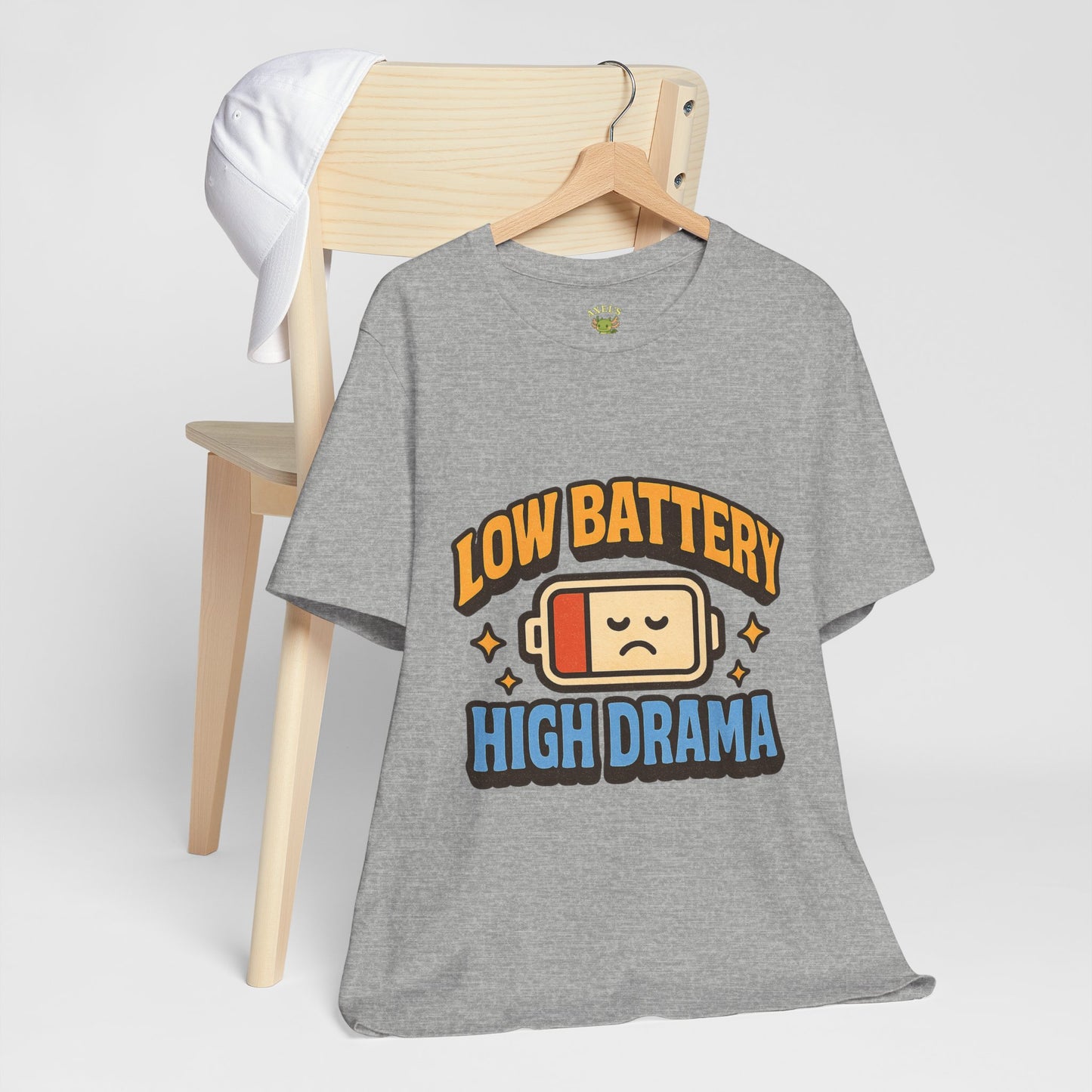 Drama Unisex Tee - Low Battery Print