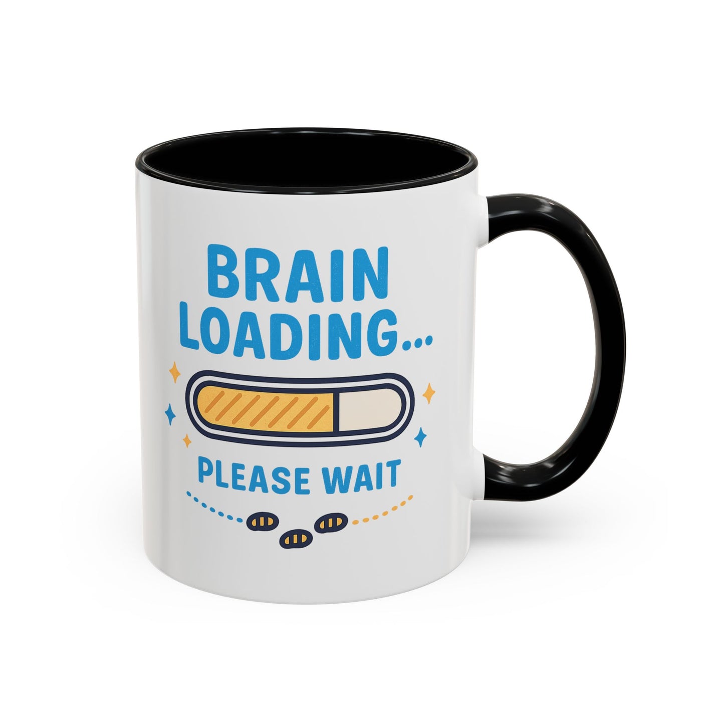 Loading Brain Coffee Mug, Funny Mug Gift, Gamer Coffee Cup, Office Humor, Unique Gift for Students