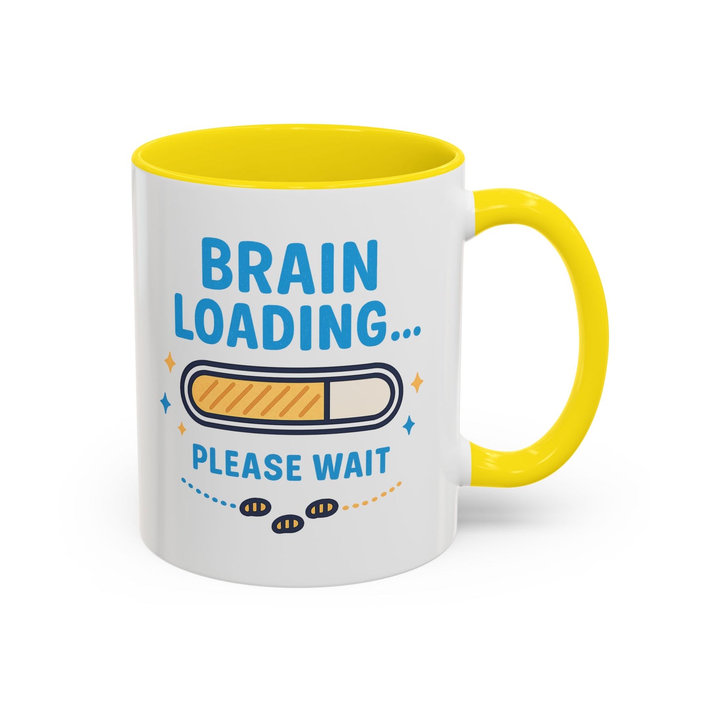 Loading Brain Coffee Mug, Funny Mug Gift, Gamer Coffee Cup, Office Humor, Unique Gift for Students