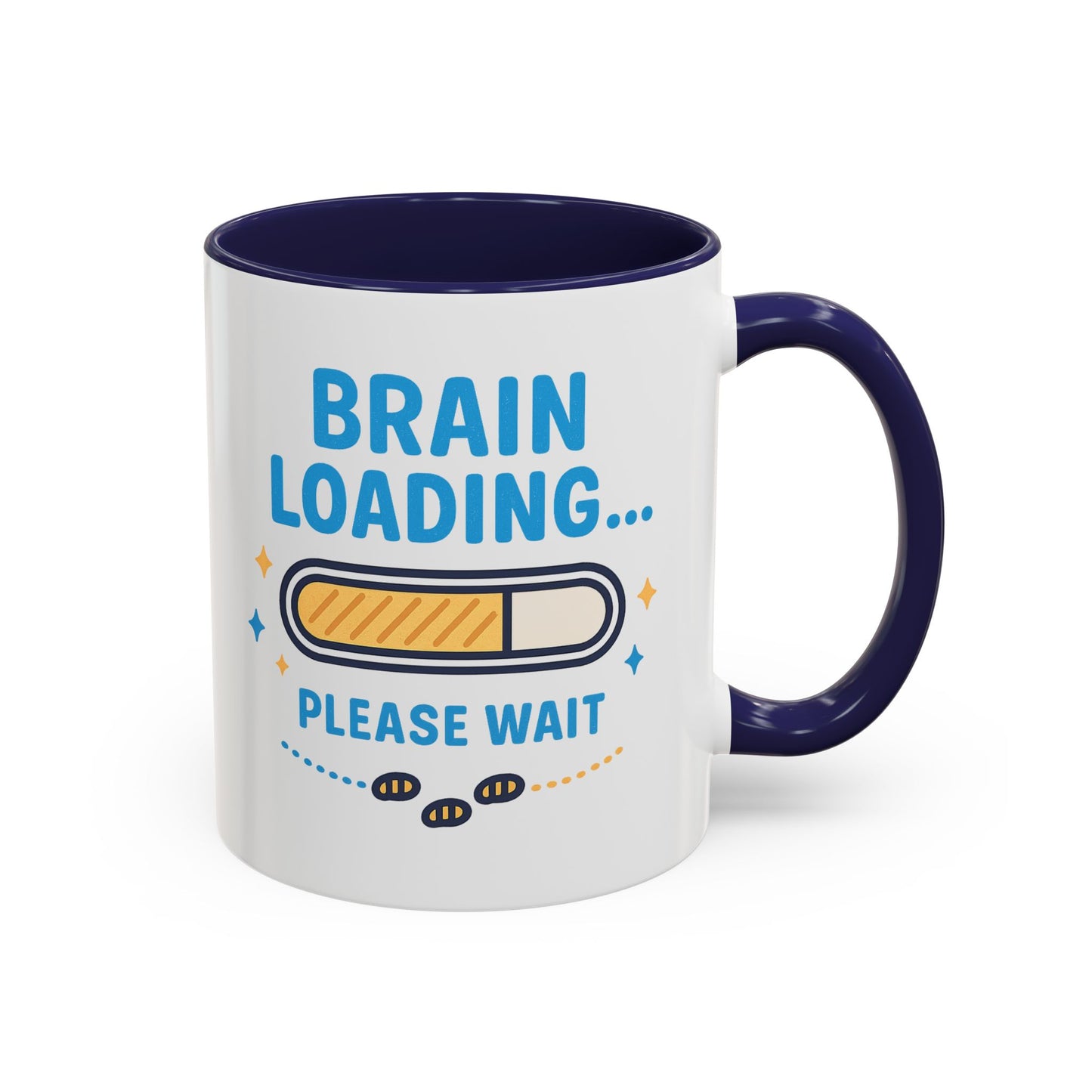 Loading Brain Coffee Mug, Funny Mug Gift, Gamer Coffee Cup, Office Humor, Unique Gift for Students