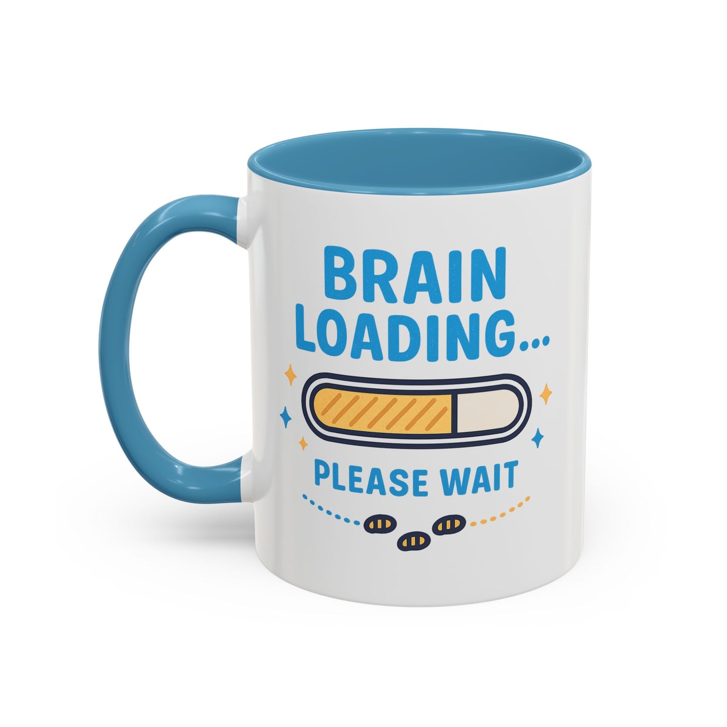 Loading Brain Coffee Mug, Funny Mug Gift, Gamer Coffee Cup, Office Humor, Unique Gift for Students