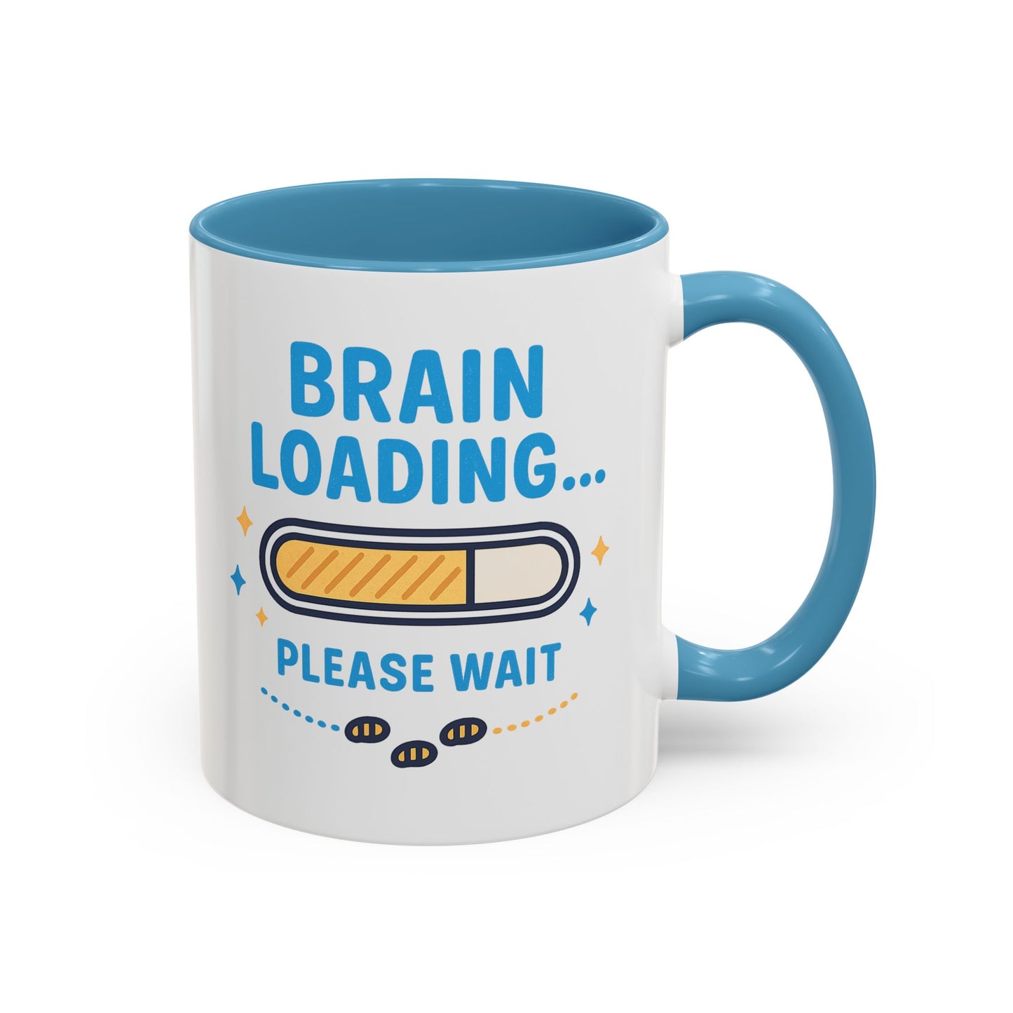 Loading Brain Coffee Mug, Funny Mug Gift, Gamer Coffee Cup, Office Humor, Unique Gift for Students