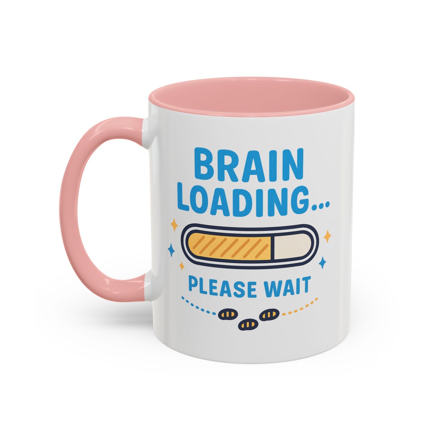 Loading Brain Coffee Mug, Funny Mug Gift, Gamer Coffee Cup, Office Humor, Unique Gift for Students