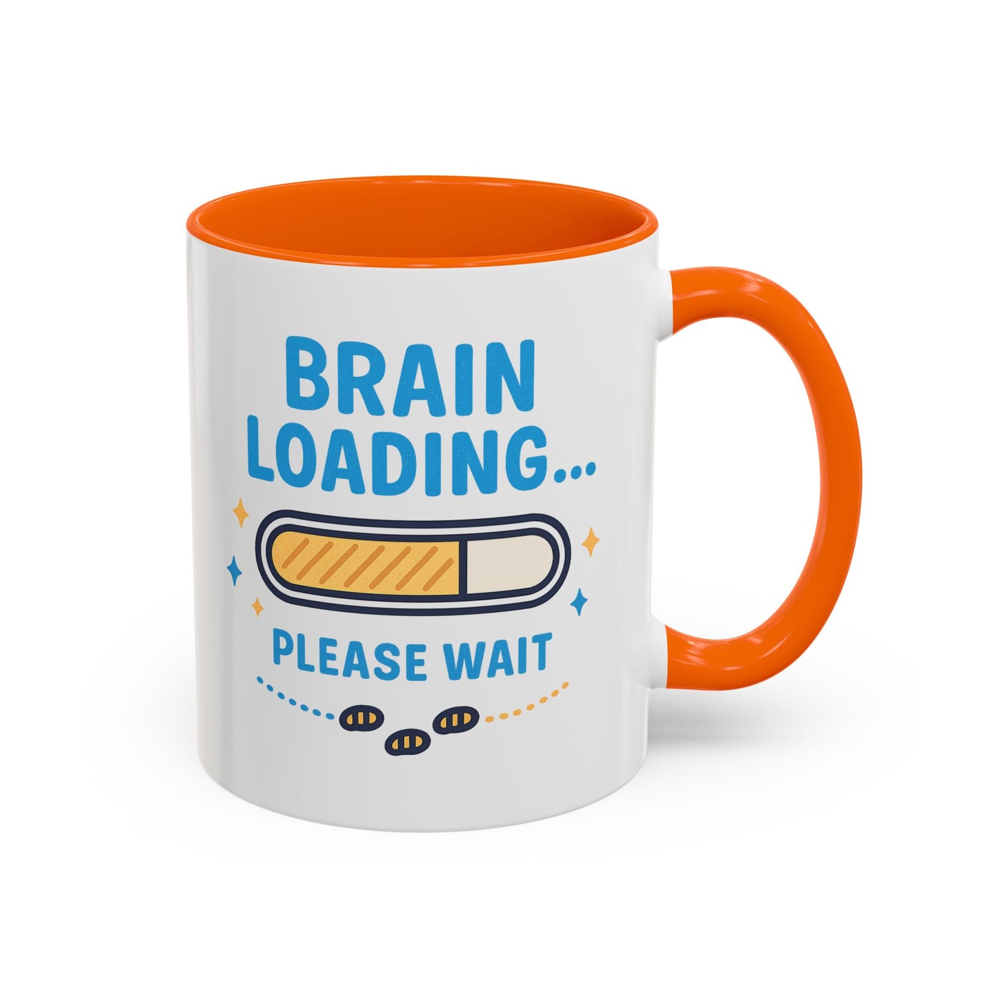 Loading Brain Coffee Mug, Funny Mug Gift, Gamer Coffee Cup, Office Humor, Unique Gift for Students