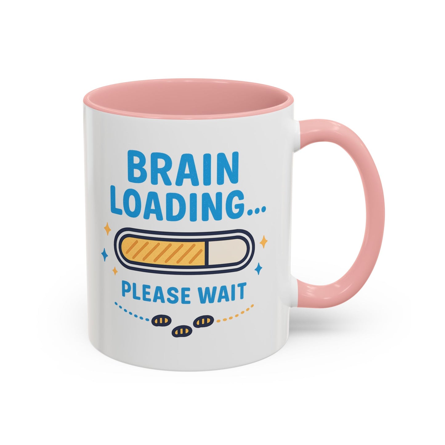 Loading Brain Coffee Mug, Funny Mug Gift, Gamer Coffee Cup, Office Humor, Unique Gift for Students
