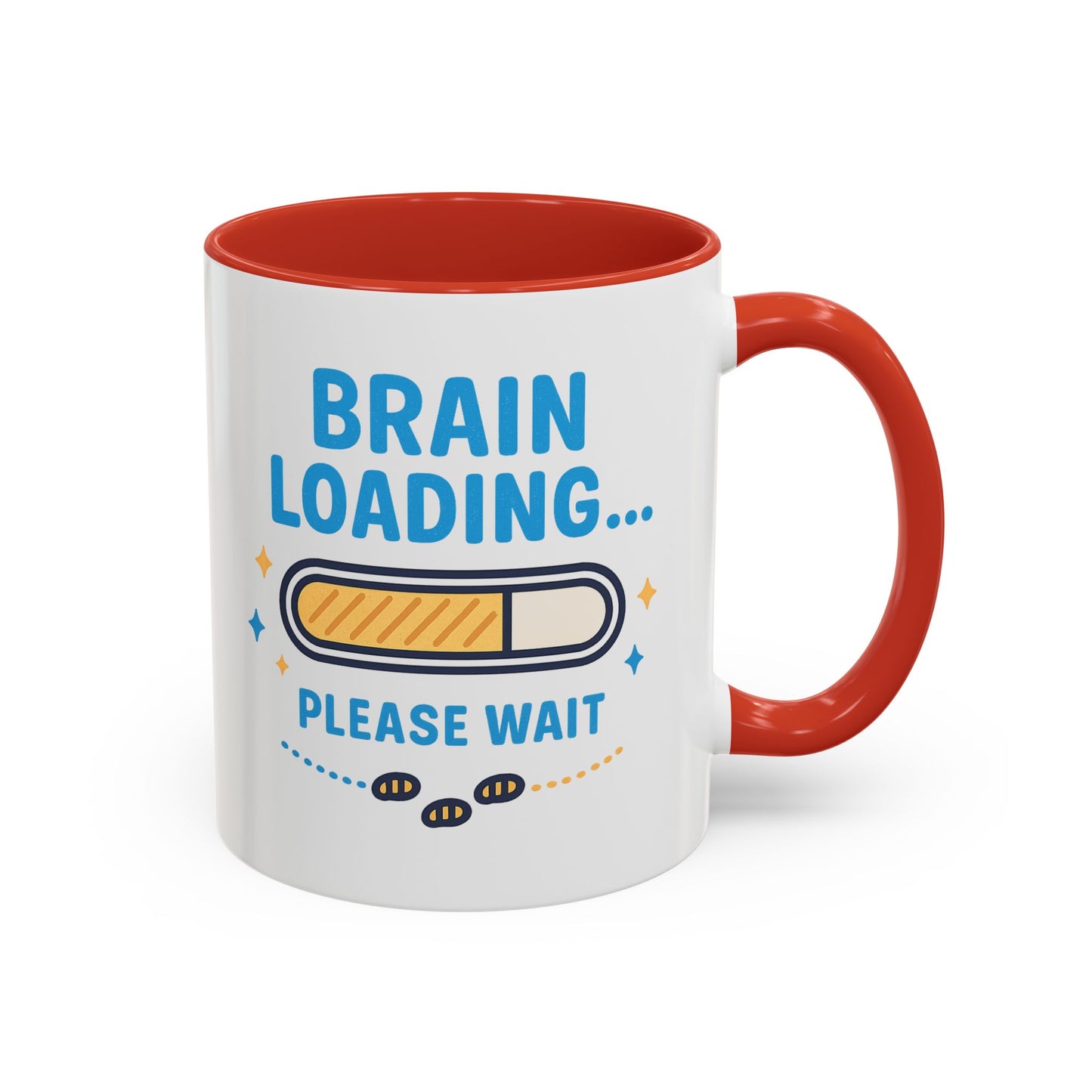 Loading Brain Coffee Mug, Funny Mug Gift, Gamer Coffee Cup, Office Humor, Unique Gift for Students