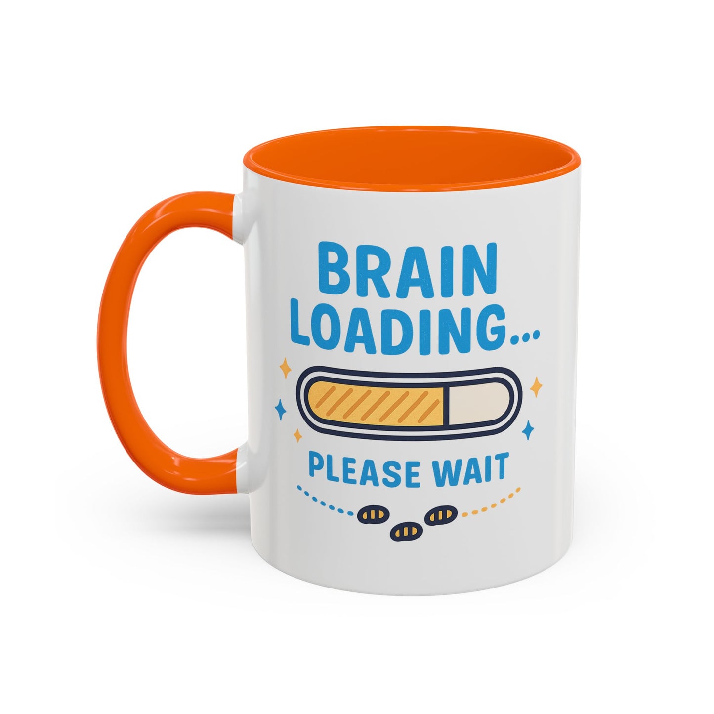 Loading Brain Coffee Mug, Funny Mug Gift, Gamer Coffee Cup, Office Humor, Unique Gift for Students