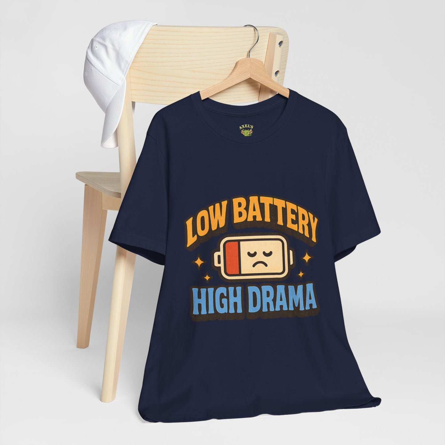 Drama Unisex Tee - Low Battery Print