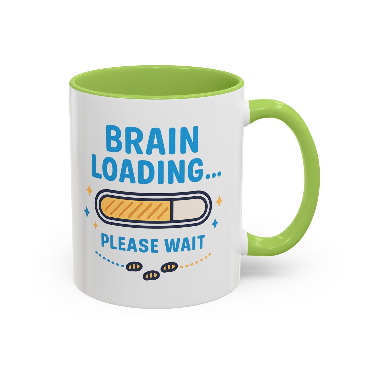 Loading Brain Coffee Mug, Funny Mug Gift, Gamer Coffee Cup, Office Humor, Unique Gift for Students