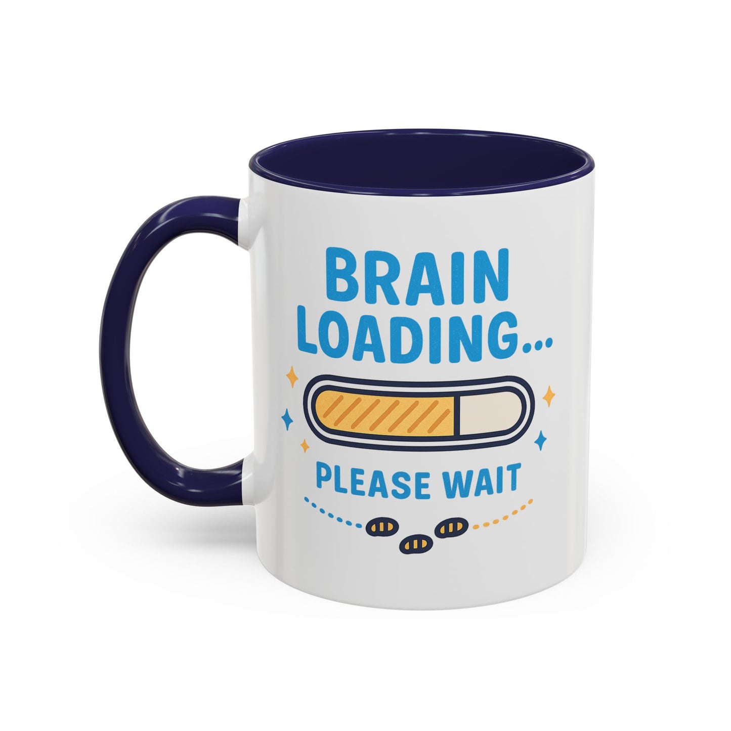 Loading Brain Coffee Mug, Funny Mug Gift, Gamer Coffee Cup, Office Humor, Unique Gift for Students