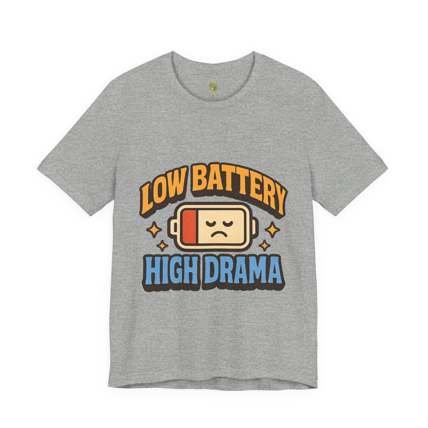 Drama Unisex Tee - Low Battery Print