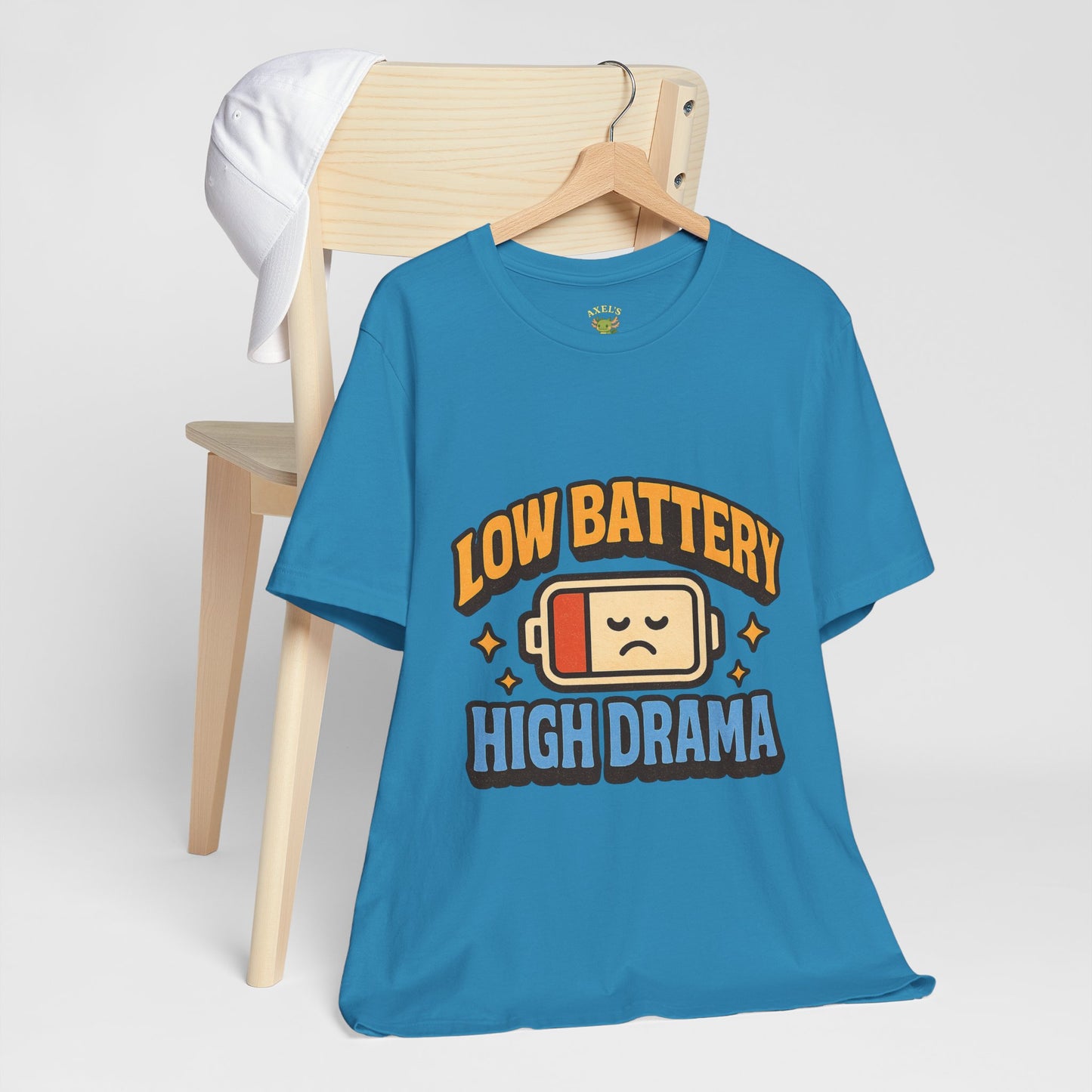 Drama Unisex Tee - Low Battery Print