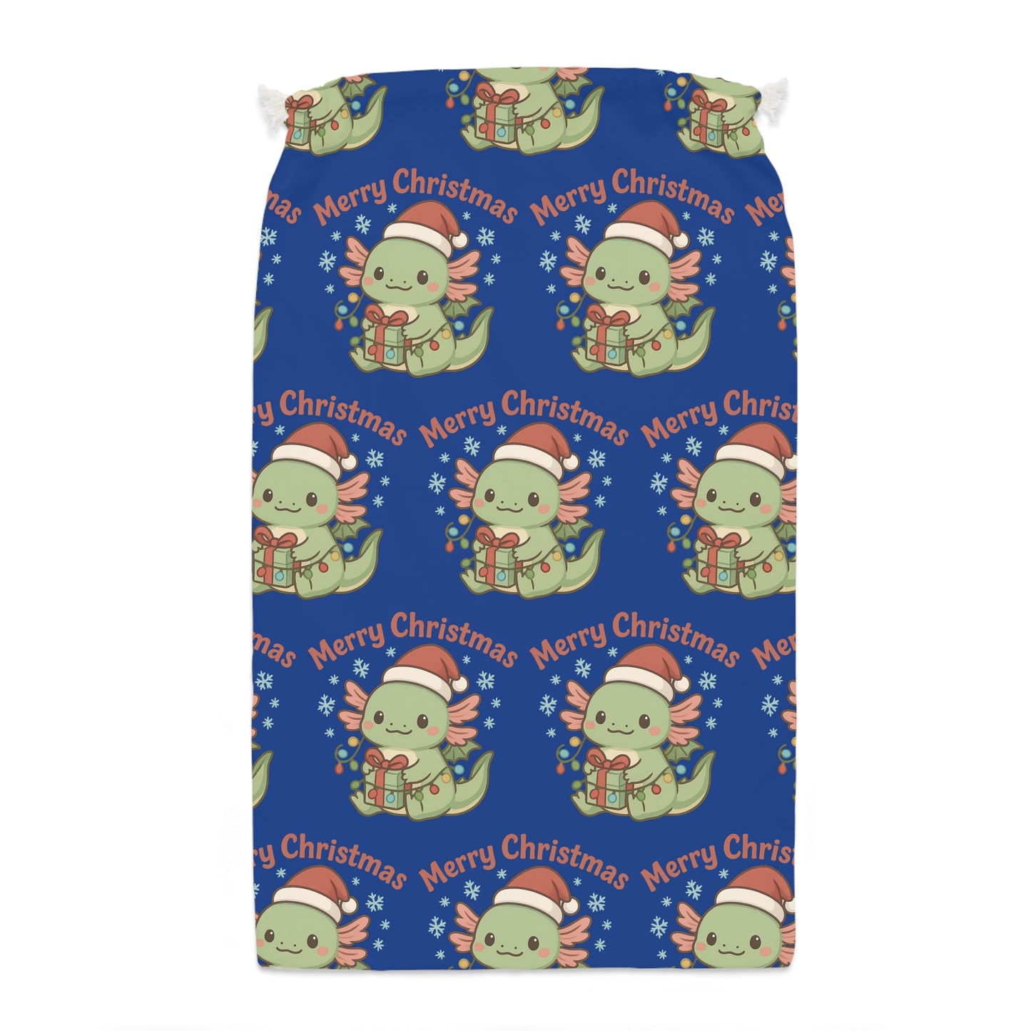 Christmas Axel Gift Sack with Cute Holiday Design, Merry Christmas Ideas, Santa Delivery Bag, Festive Storage, Christmas Decor