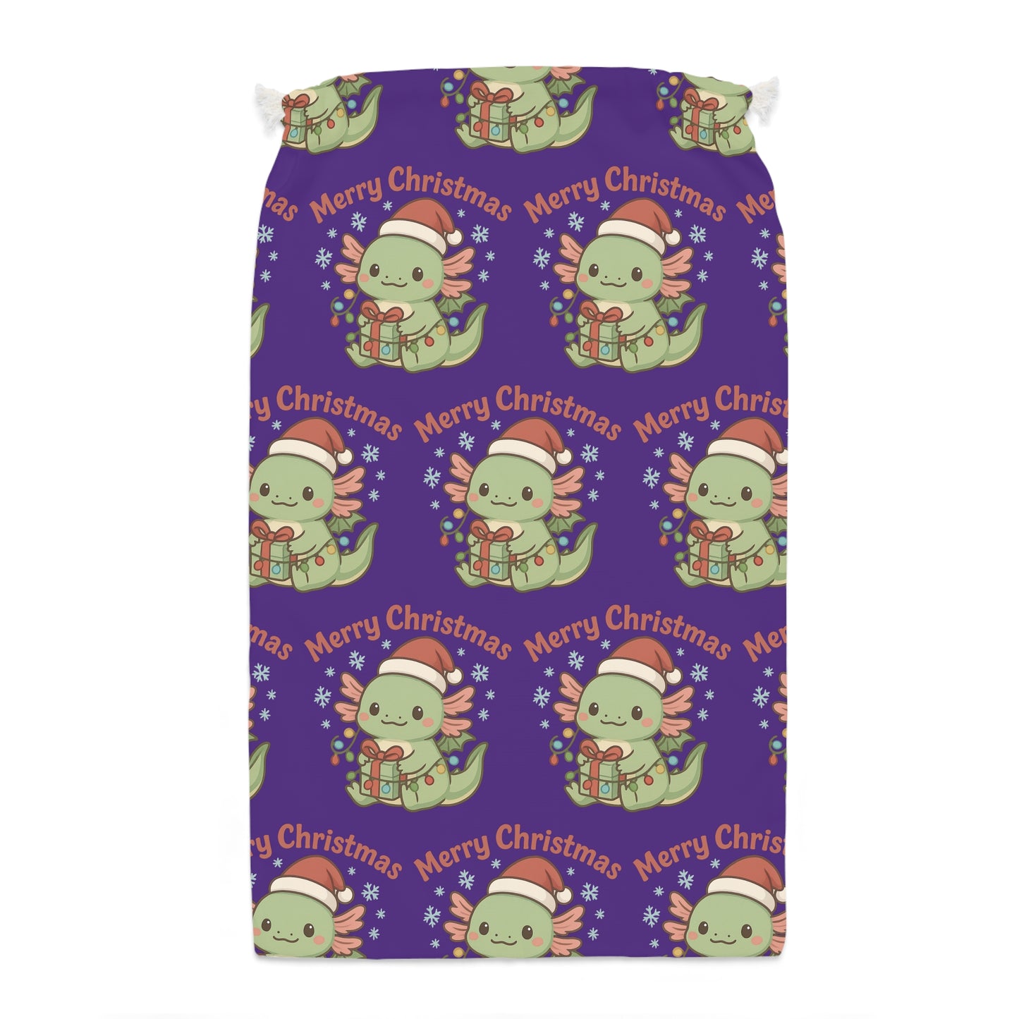 Christmas Axel Gift Sack with Cute Holiday Design, Merry Christmas Ideas, Santa Delivery Bag, Festive Storage, Christmas Decor