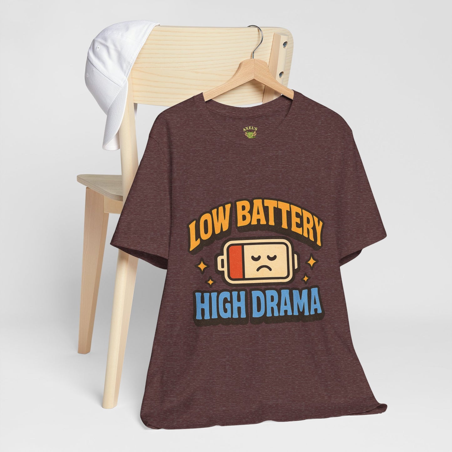 Drama Unisex Tee - Low Battery Print