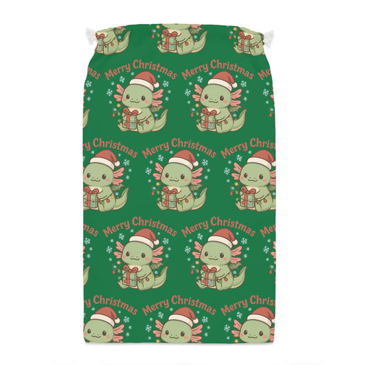 Christmas Axel Gift Sack with Cute Holiday Design, Merry Christmas Ideas, Santa Delivery Bag, Festive Storage, Christmas Decor