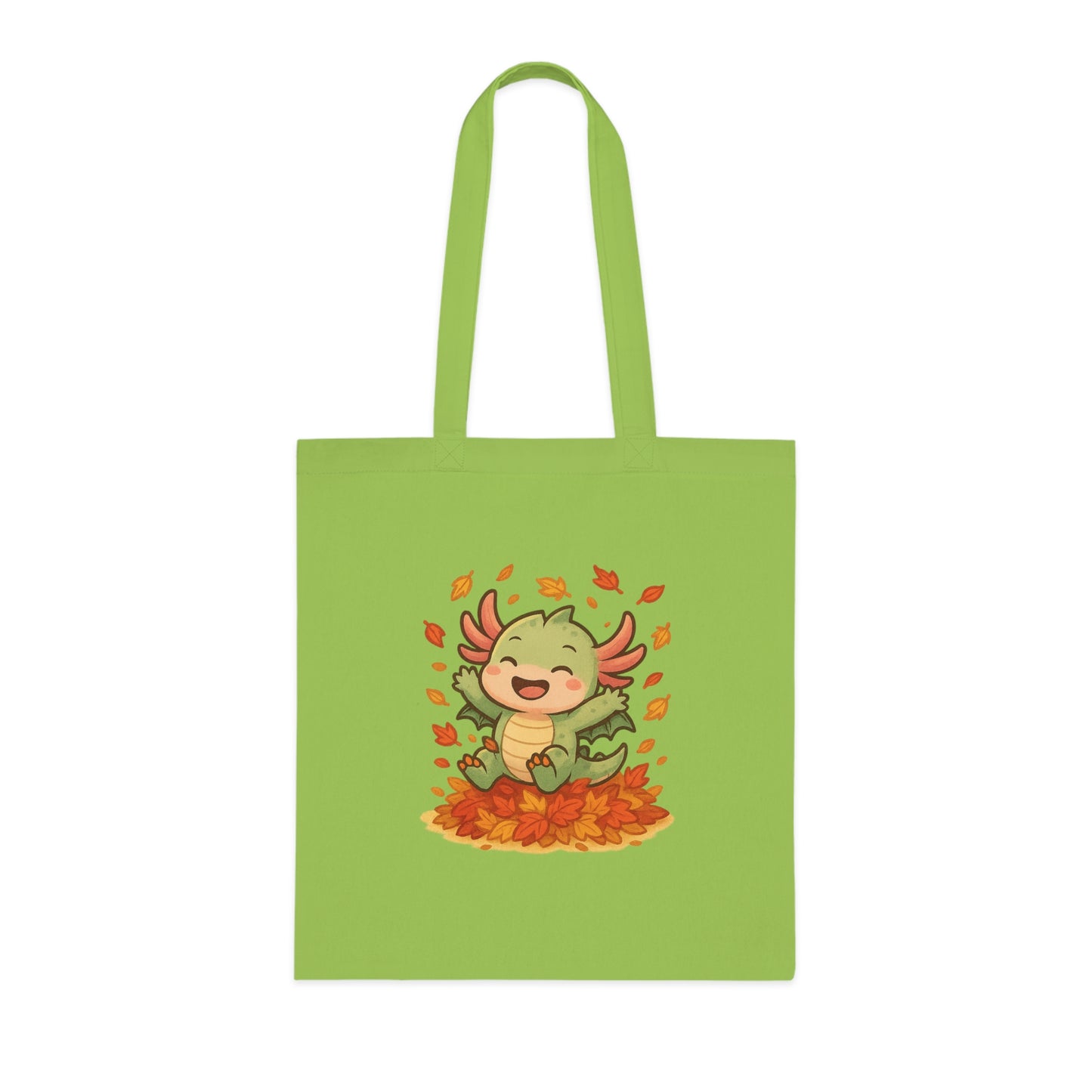 Autumn Leaf Axel Tote Bag, Fun Eco-Friendly Shopping Bag, Seasonal Gift, Cute Fall Bag, Reusable Canvas Tote, Perfect for Halloween