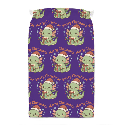 Christmas Axel Gift Sack with Cute Holiday Design, Merry Christmas Ideas, Santa Delivery Bag, Festive Storage, Christmas Decor
