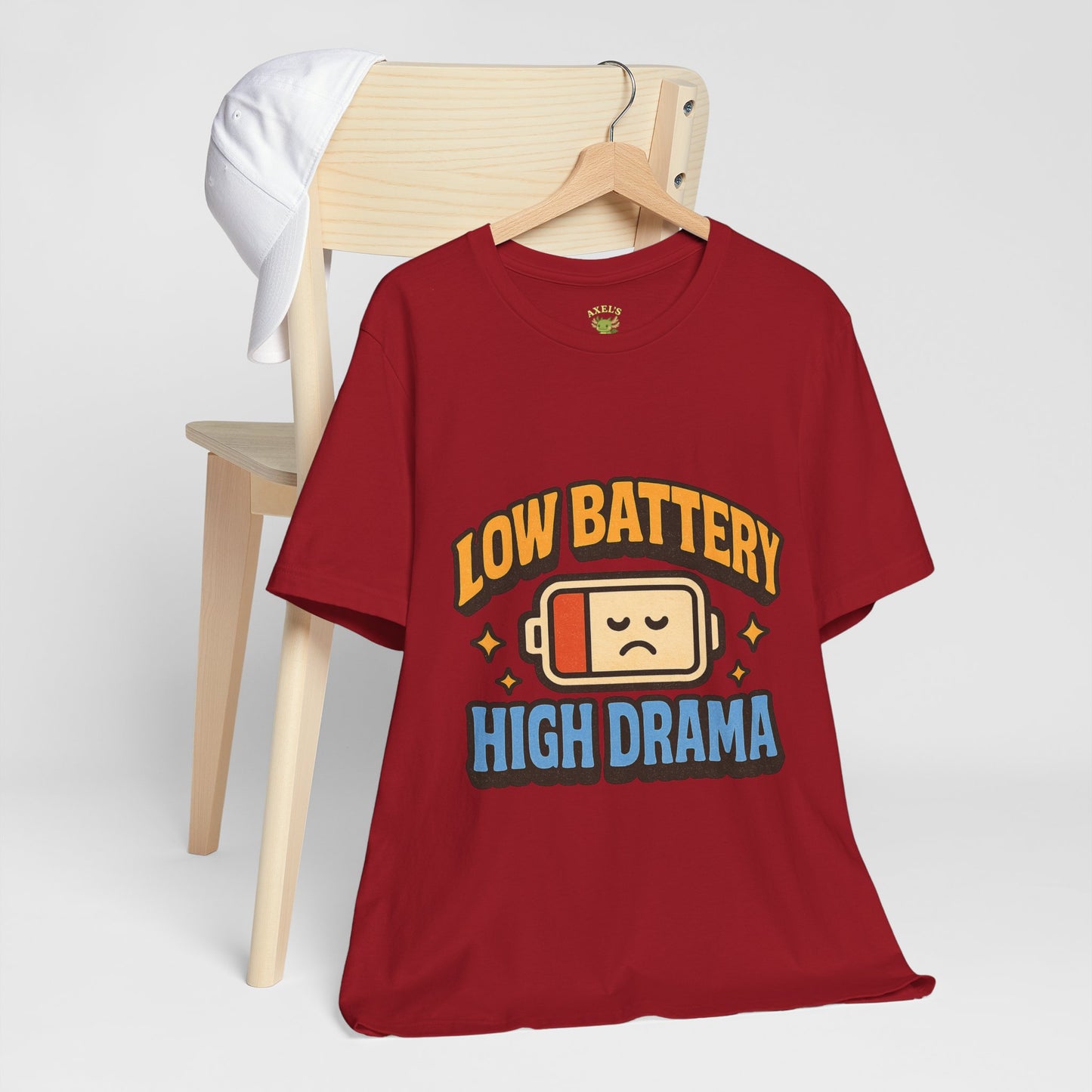 Drama Unisex Tee - Low Battery Print