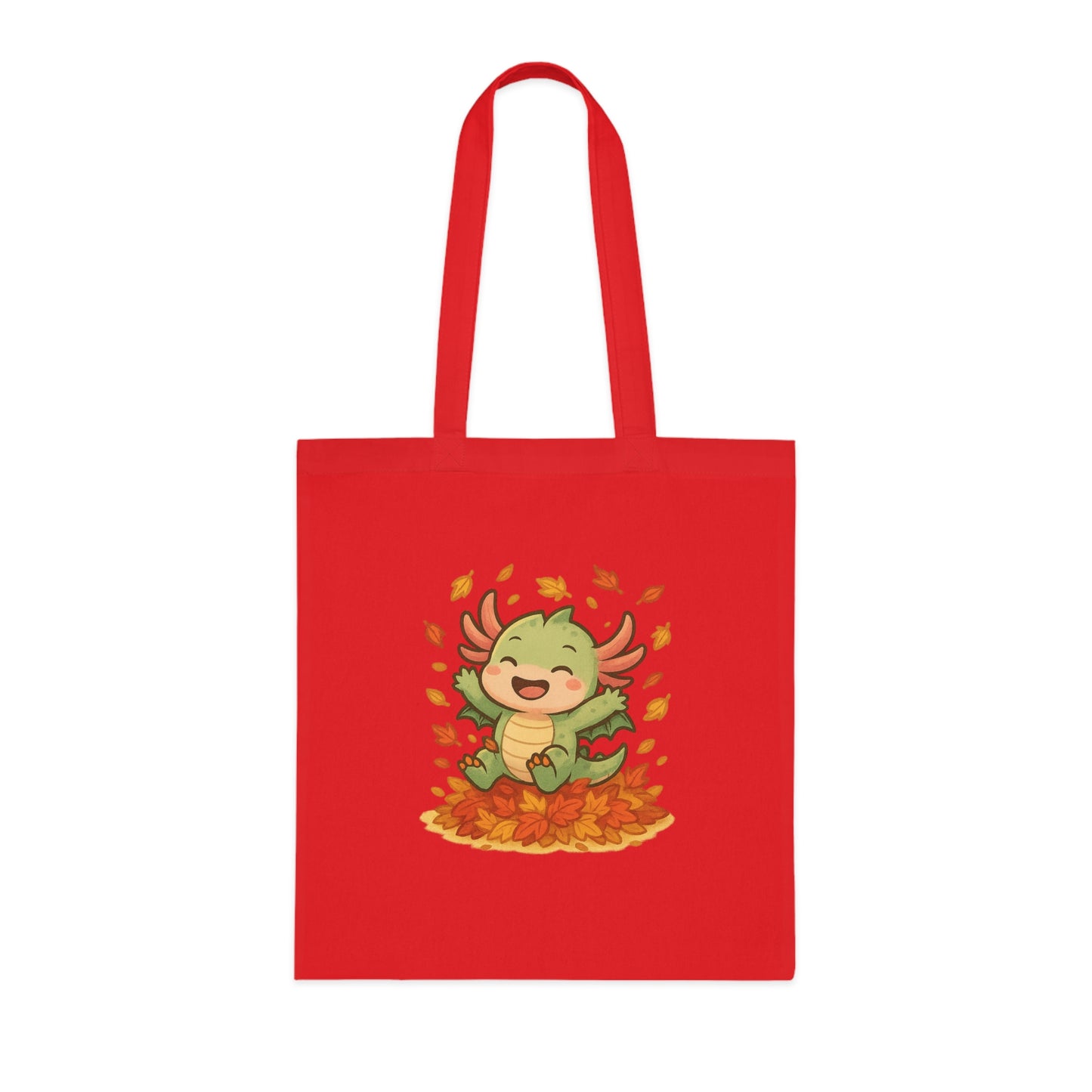 Autumn Leaf Axel Tote Bag, Fun Eco-Friendly Shopping Bag, Seasonal Gift, Cute Fall Bag, Reusable Canvas Tote, Perfect for Halloween