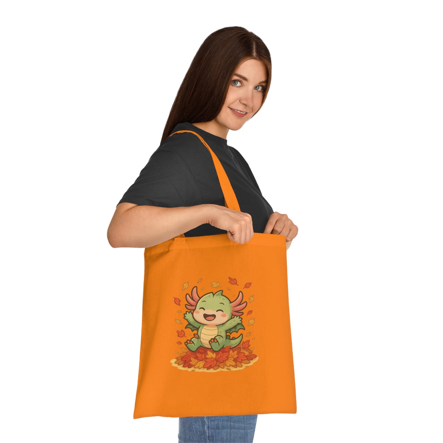 Autumn Leaf Axel Tote Bag, Fun Eco-Friendly Shopping Bag, Seasonal Gift, Cute Fall Bag, Reusable Canvas Tote, Perfect for Halloween