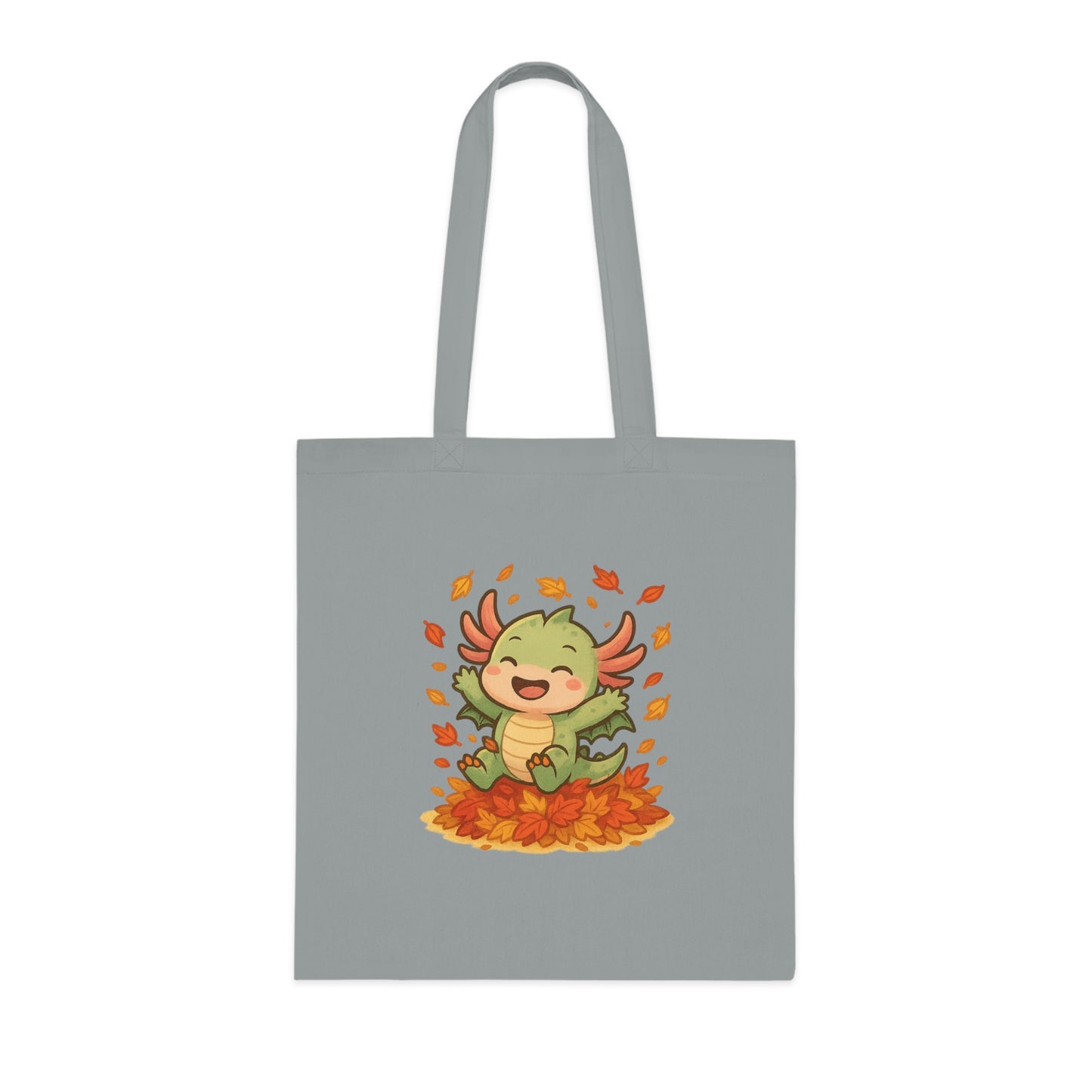 Autumn Leaf Axel Tote Bag, Fun Eco-Friendly Shopping Bag, Seasonal Gift, Cute Fall Bag, Reusable Canvas Tote, Perfect for Halloween