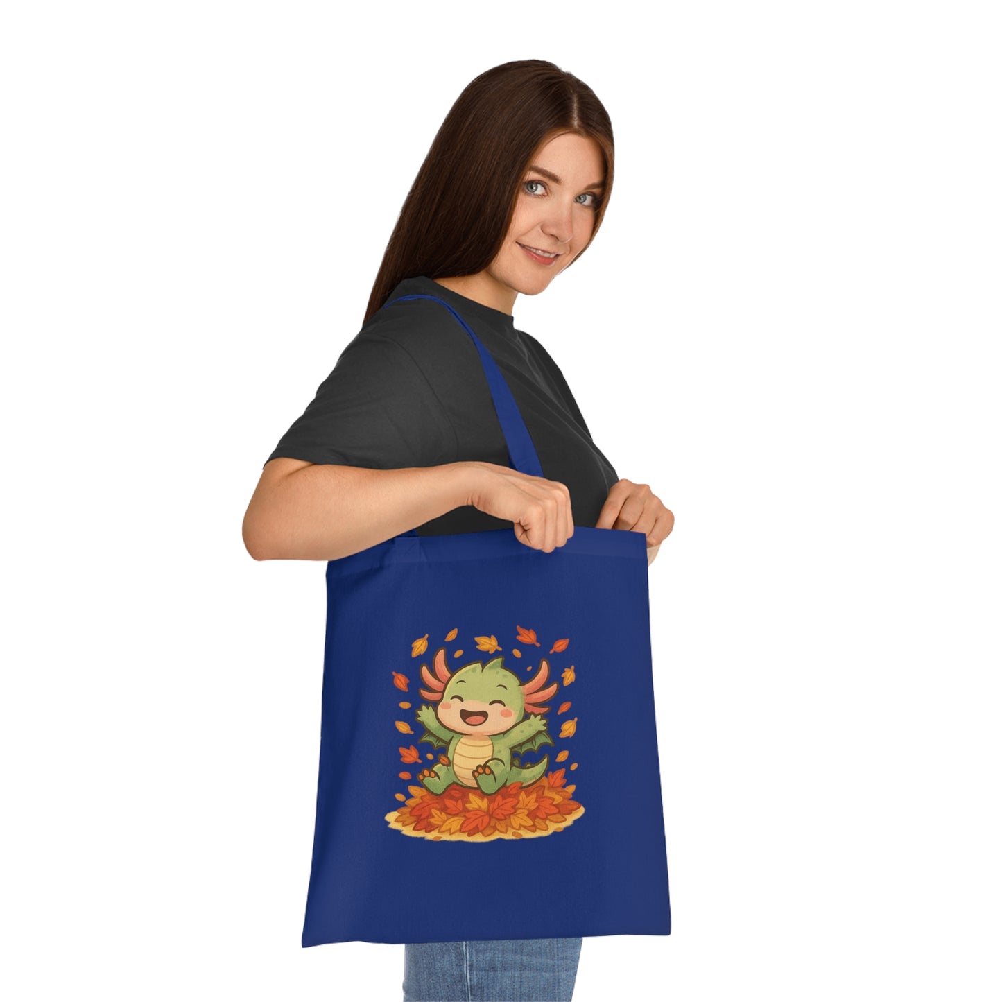 Autumn Leaf Axel Tote Bag, Fun Eco-Friendly Shopping Bag, Seasonal Gift, Cute Fall Bag, Reusable Canvas Tote, Perfect for Halloween