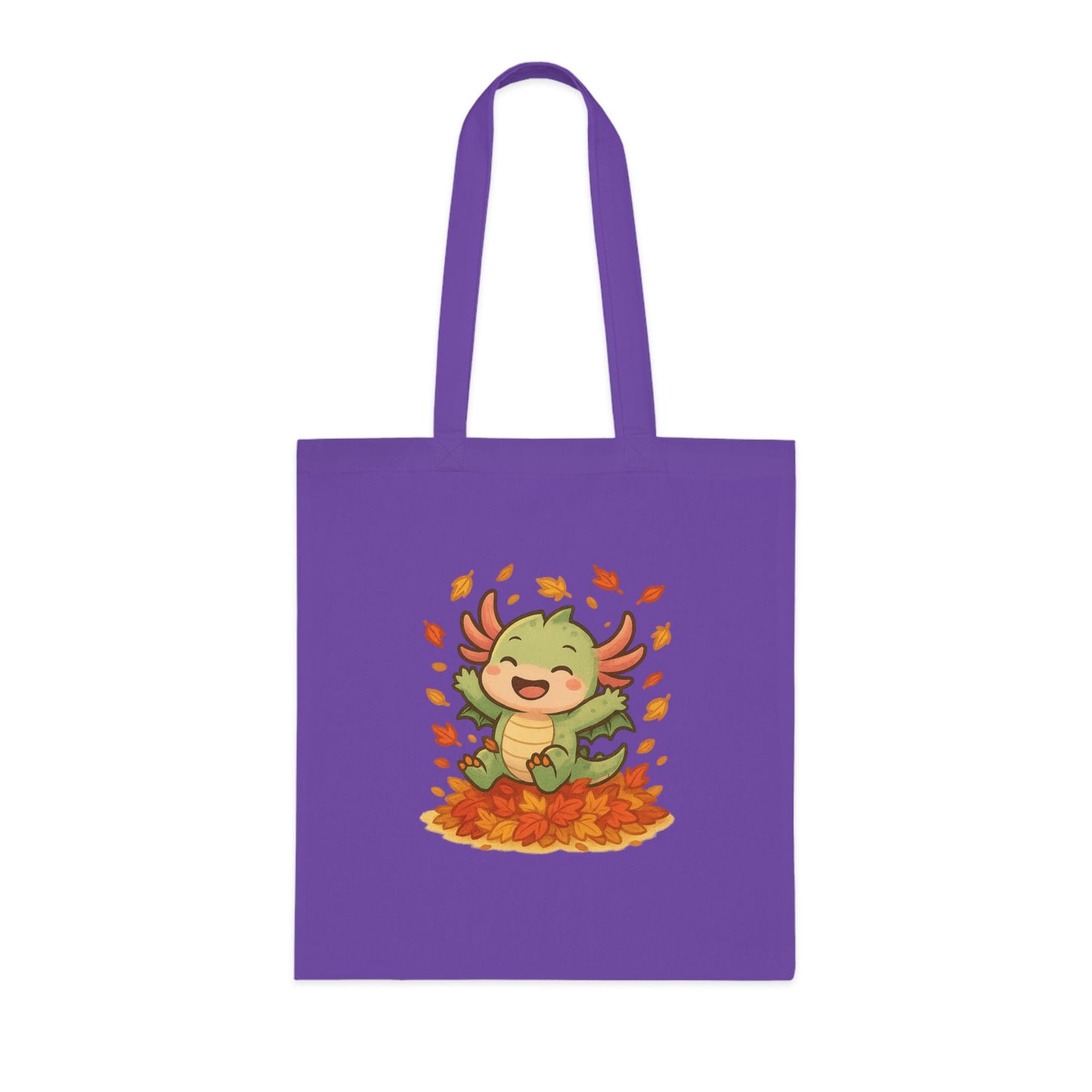 Autumn Leaf Axel Tote Bag, Fun Eco-Friendly Shopping Bag, Seasonal Gift, Cute Fall Bag, Reusable Canvas Tote, Perfect for Halloween