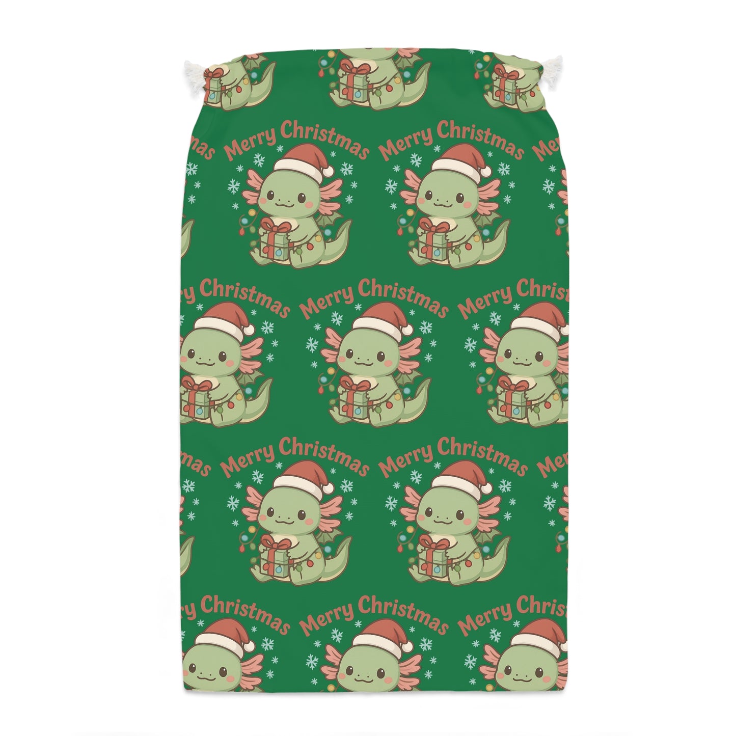 Christmas Axel Gift Sack with Cute Holiday Design, Merry Christmas Ideas, Santa Delivery Bag, Festive Storage, Christmas Decor