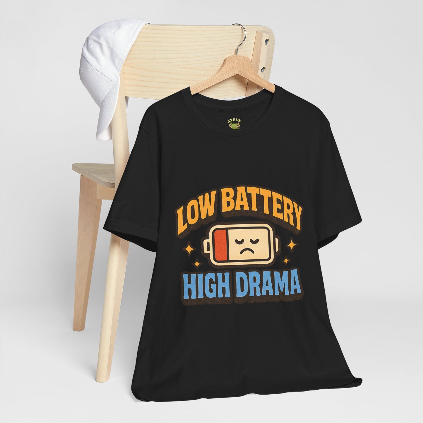 Drama Unisex Tee - Low Battery Print