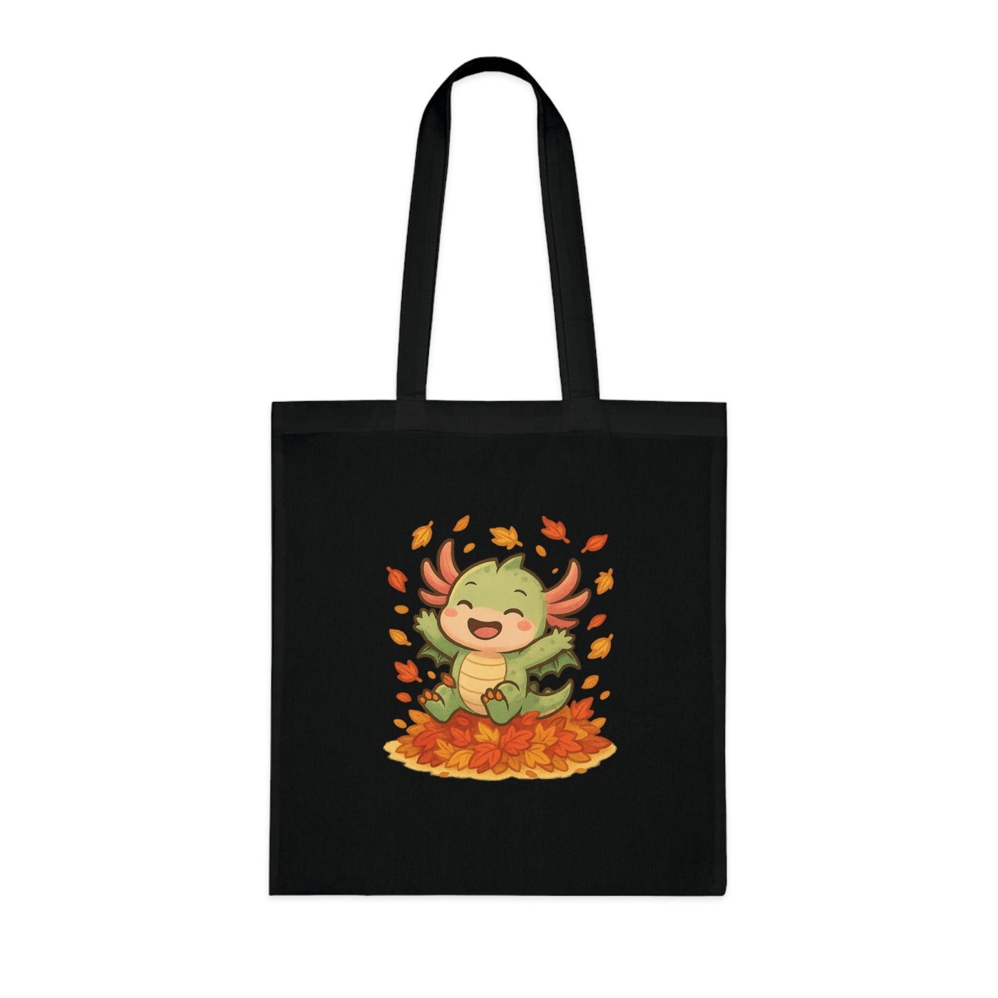 Autumn Leaf Axel Tote Bag, Fun Eco-Friendly Shopping Bag, Seasonal Gift, Cute Fall Bag, Reusable Canvas Tote, Perfect for Halloween