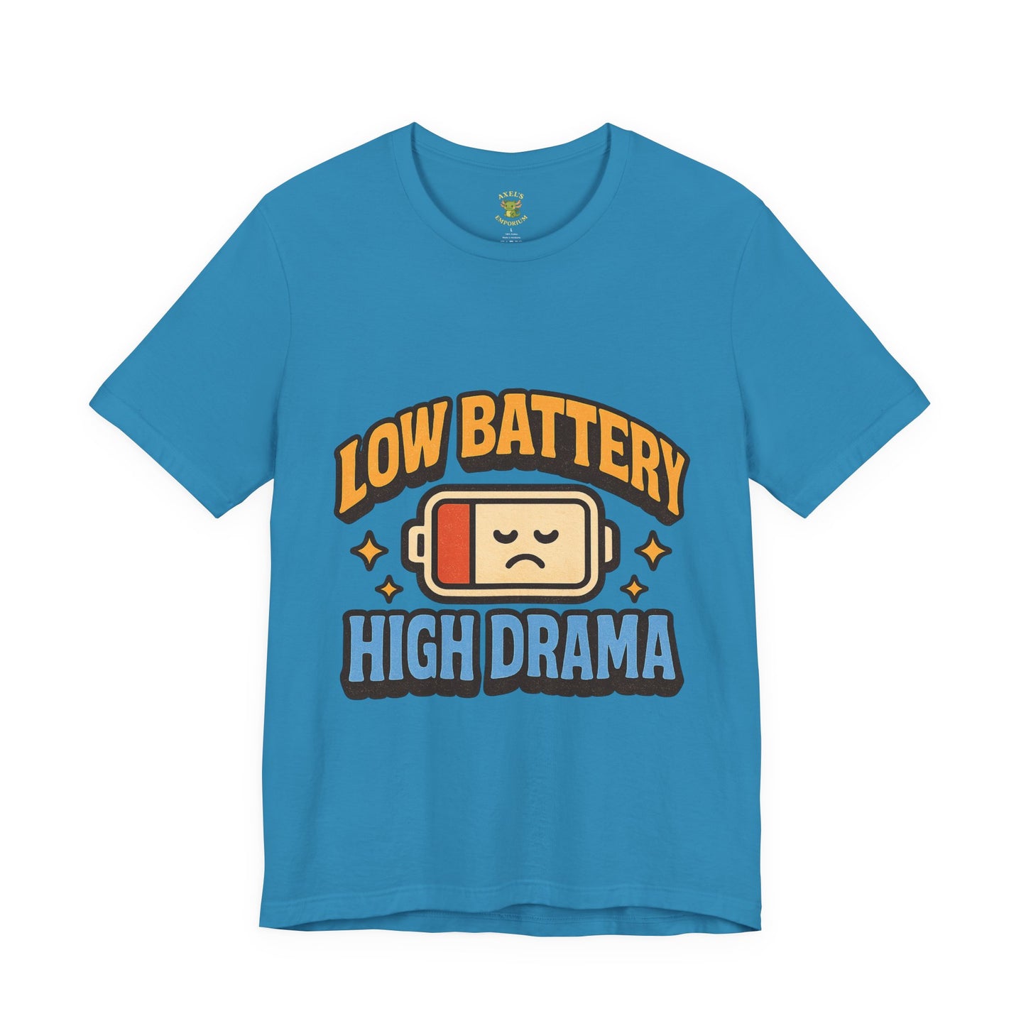 Drama Unisex Tee - Low Battery Print