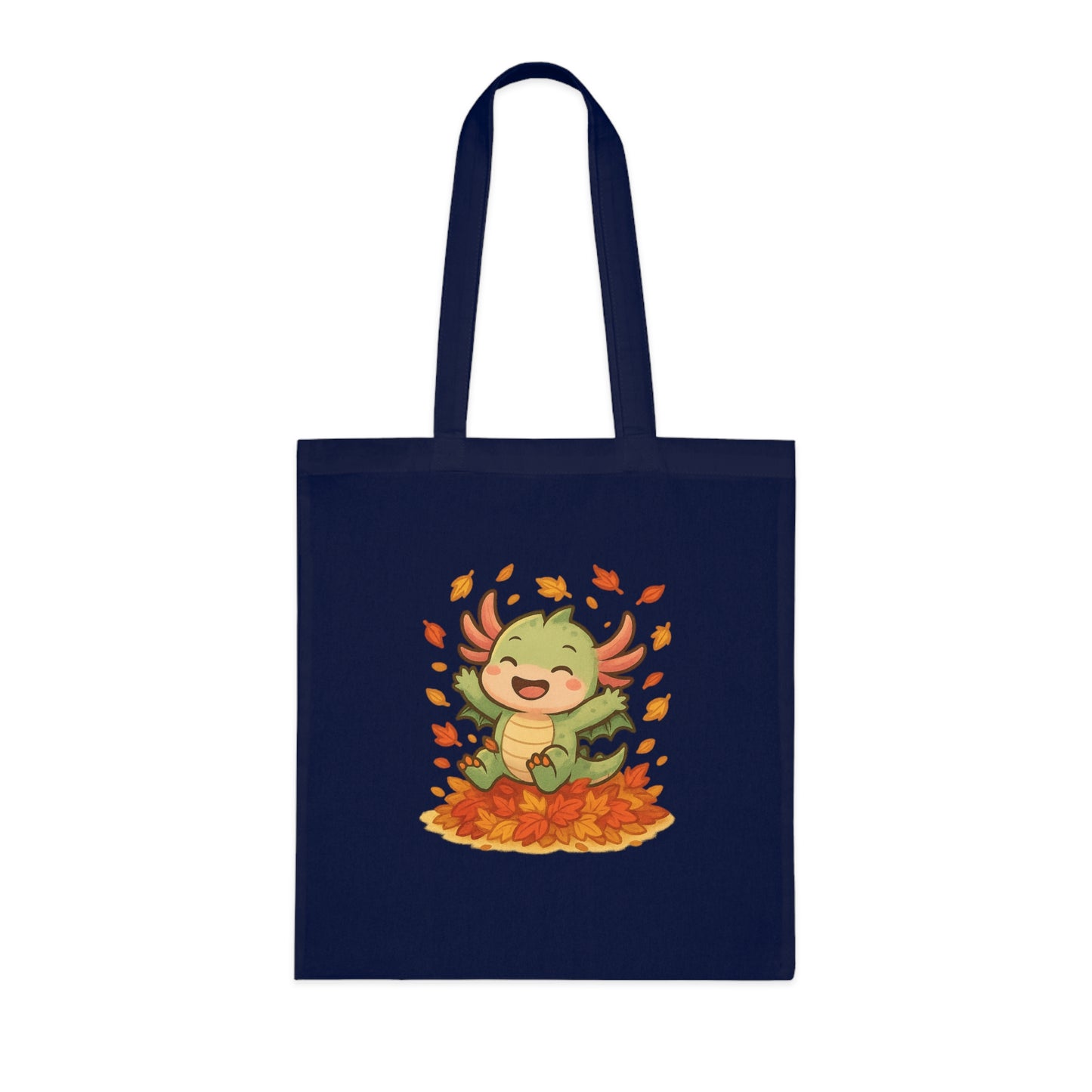 Autumn Leaf Axel Tote Bag, Fun Eco-Friendly Shopping Bag, Seasonal Gift, Cute Fall Bag, Reusable Canvas Tote, Perfect for Halloween