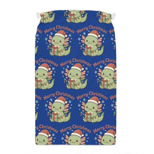 Christmas Axel Gift Sack with Cute Holiday Design, Merry Christmas Ideas, Santa Delivery Bag, Festive Storage, Christmas Decor