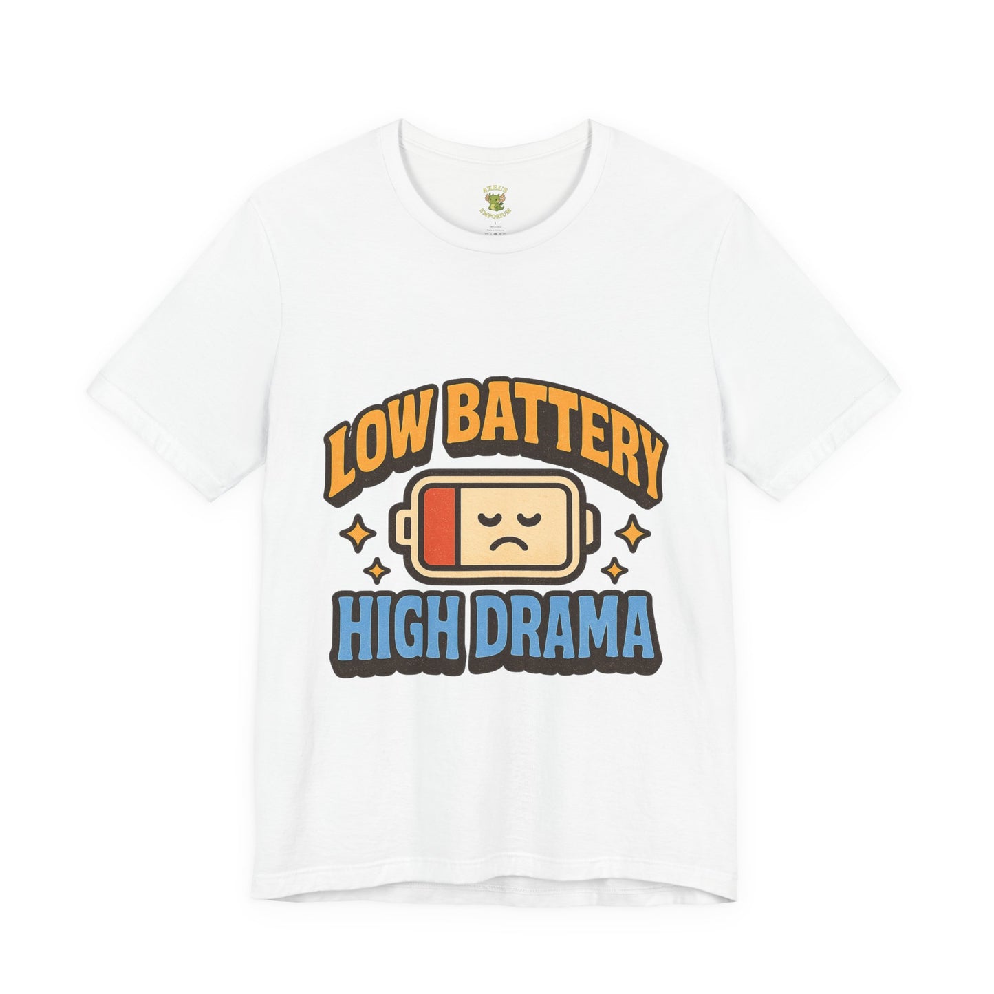 Drama Unisex Tee - Low Battery Print