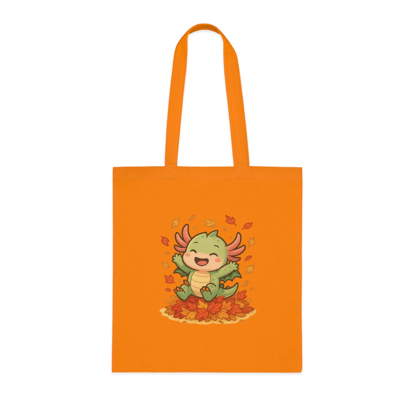Autumn Leaf Axel Tote Bag, Fun Eco-Friendly Shopping Bag, Seasonal Gift, Cute Fall Bag, Reusable Canvas Tote, Perfect for Halloween