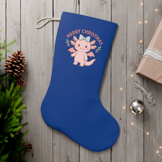 Merry Christmas Lottie Stocking, Merry Christmas Holiday Decor, Festive Home Accessory, Christmas Gift, Winter Celebration Decoration